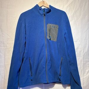 Eddie Bauer Blue Zip Up Sweater